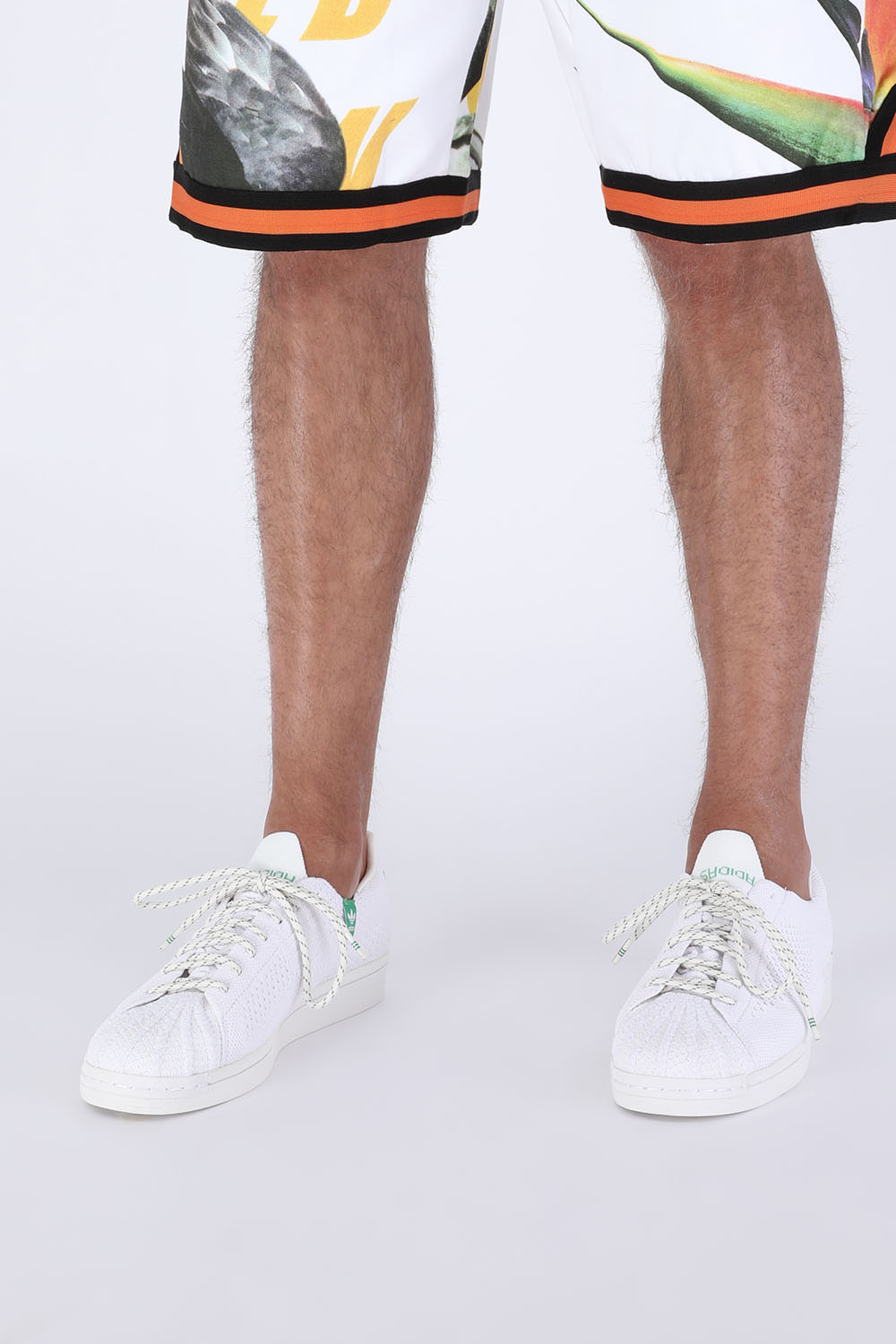 Pharrell Williams Primeknit Superstar Shoes in White